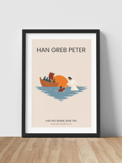 HgP in setting Plakat - Han greb Peter