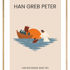 Plakat - Han greb Peter